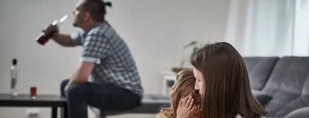 Children Witnessing Father Drinking Alcohol