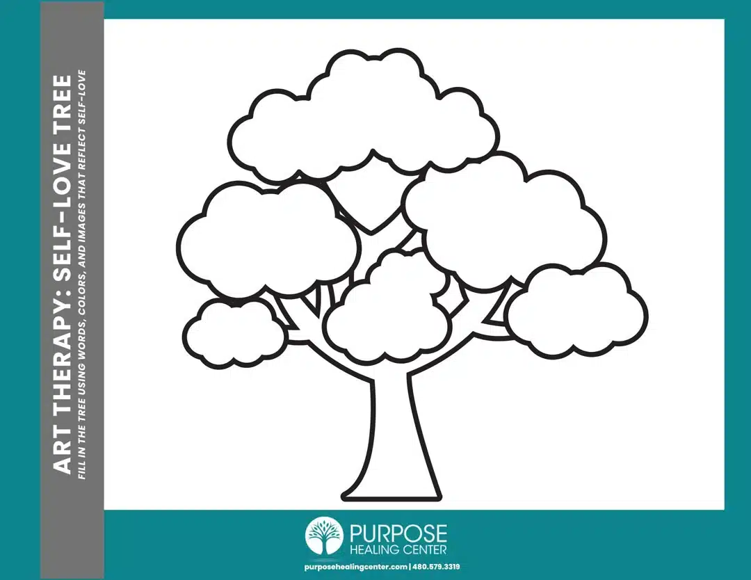 Art Therapy - The Self-Love Tree - Purpose Healing Center