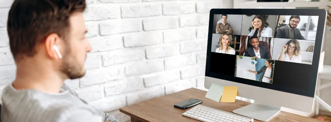 Marijuana Anonymous member seeking guidance from a sponsor during a virtual meeting